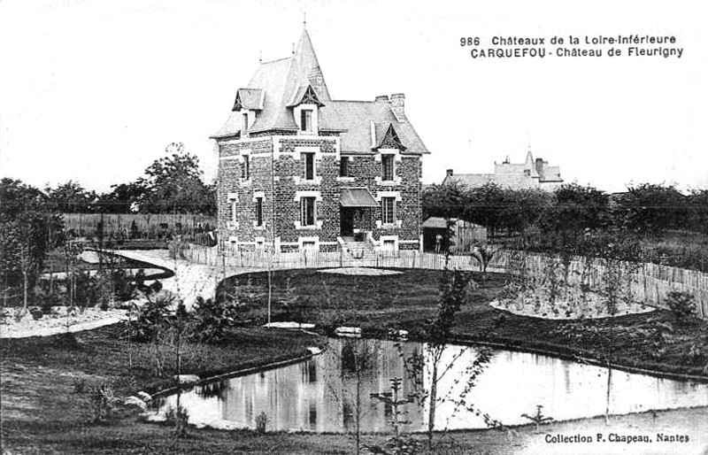 Chteau de Fleurigny  Carquefou (Bretagne).