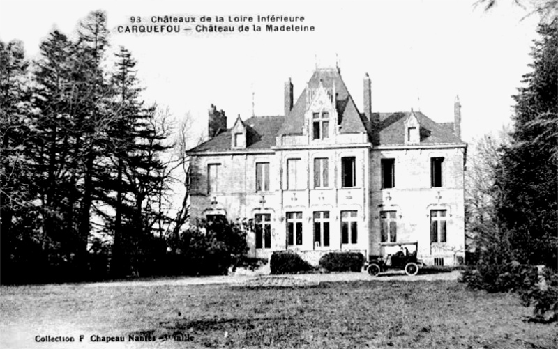 Chteau de la Madeleine  Carquefou (Bretagne).