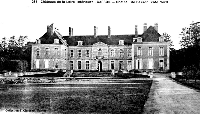 Château de Casson à Casson (anciennement en Bretagne).