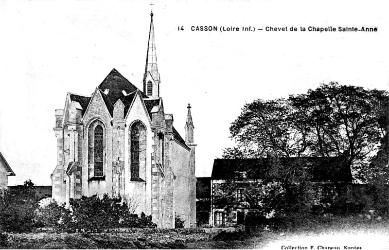 Chapelle Sainte-Anne de Casson (anciennement en Bretagne).