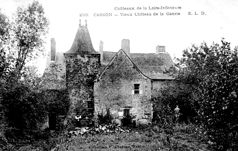 Château de la Ganrie à Casson (anciennement en Bretagne).