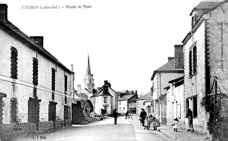 Ville de Casson (anciennement en Bretagne).