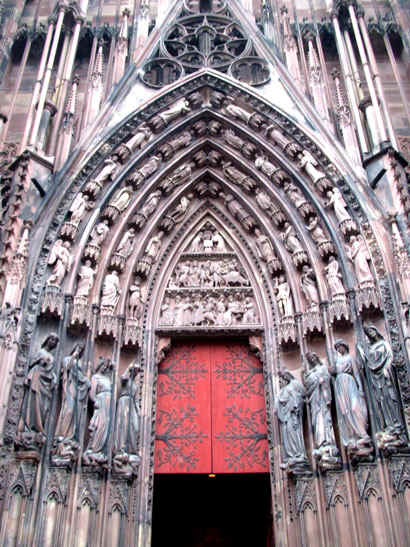 Cathédrale de Strasbourg : portail occidental Sud
