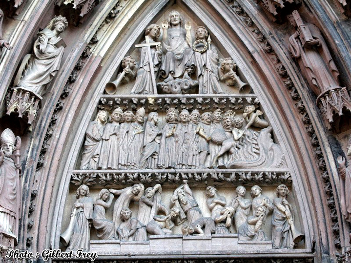 Cathdrale de Strasbourg : portail occidental Sud (droite)