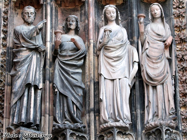 Cathdrale de Strasbourg : portail occidental Sud (droite)