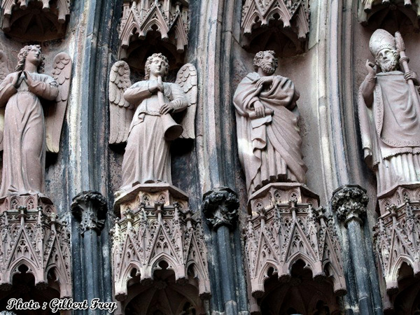 Cathdrale de Strasbourg : portail occidental Sud (droite)