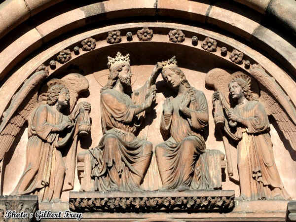 Cathdrale de Strasbourg : faade Sud du transept (vers 1220-1235)