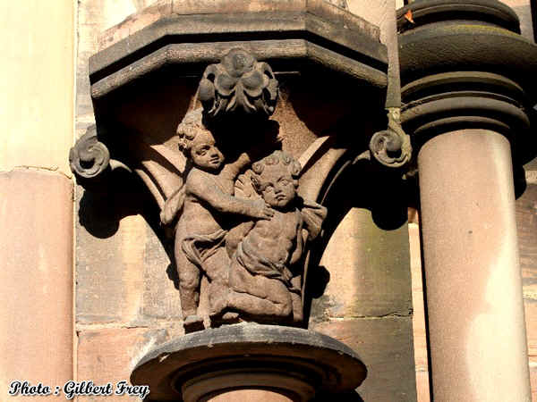 Cathdrale de Strasbourg : faade Sud du transept (vers 1220-1235)