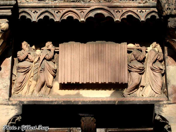 Cathdrale de Strasbourg : faade Sud du transept (vers 1220-1235)