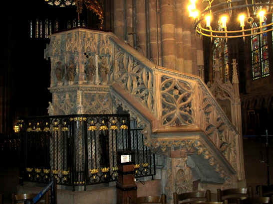 Cathdrale de Strasbourg : chaire