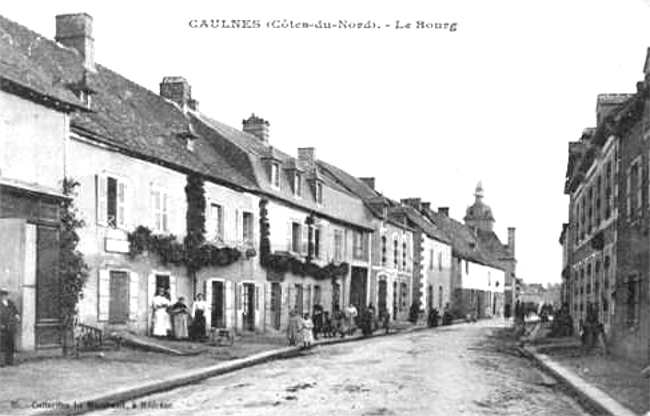 Ville de Caulnes (Bretagne).
