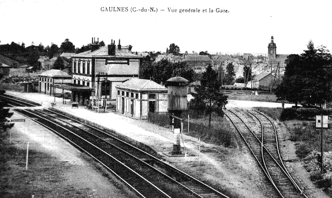 Gare de Caulnes (Bretagne).