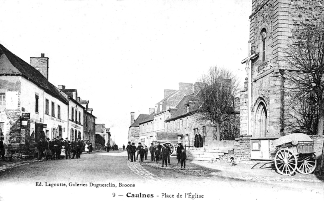 Ville de Caulnes (Bretagne).