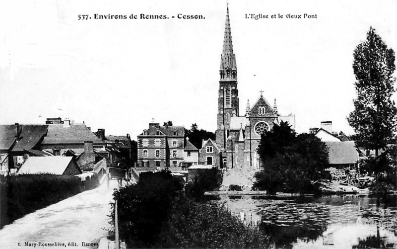 Ville de Cesson-Sévigné (Bretagne).