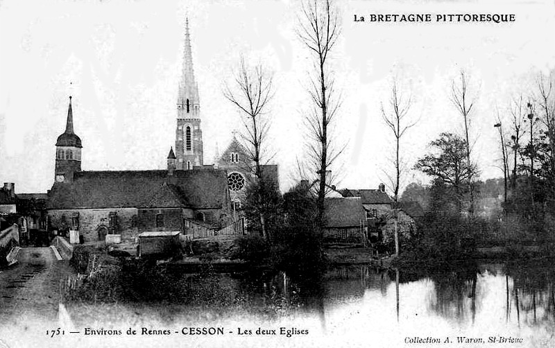Ville de Cesson-Sévigné (Bretagne).