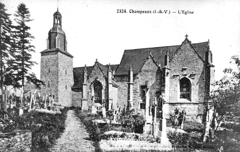 Eglise de Champeaux (Bretagne).