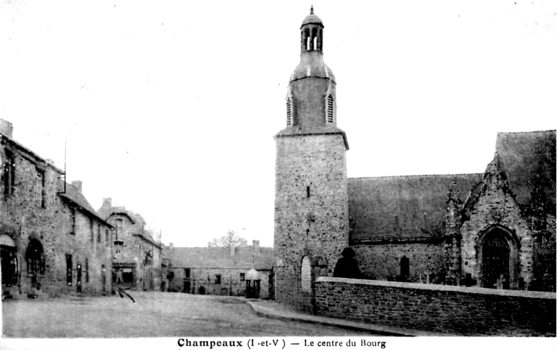 Ville de Champeaux (Bretagne).