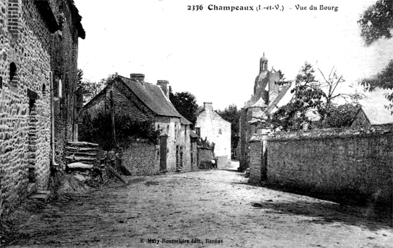 Ville de Champeaux (Bretagne).