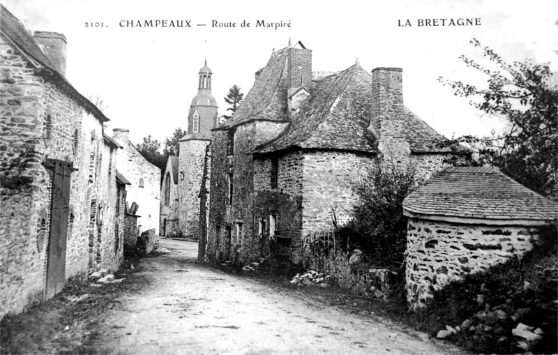 Ville de Champeaux (Bretagne).
