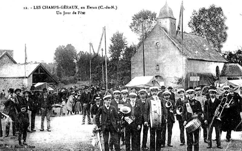 Ville des Champs-Graux (Bretagne).