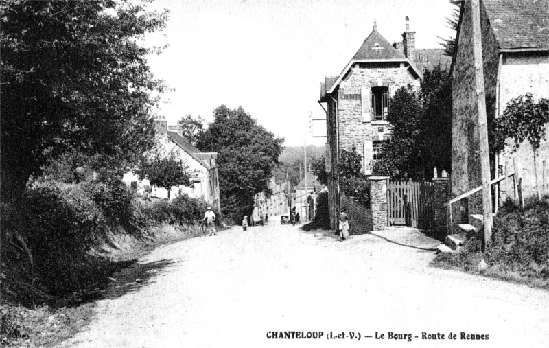 Ville de Chanteloup (Bretagne).