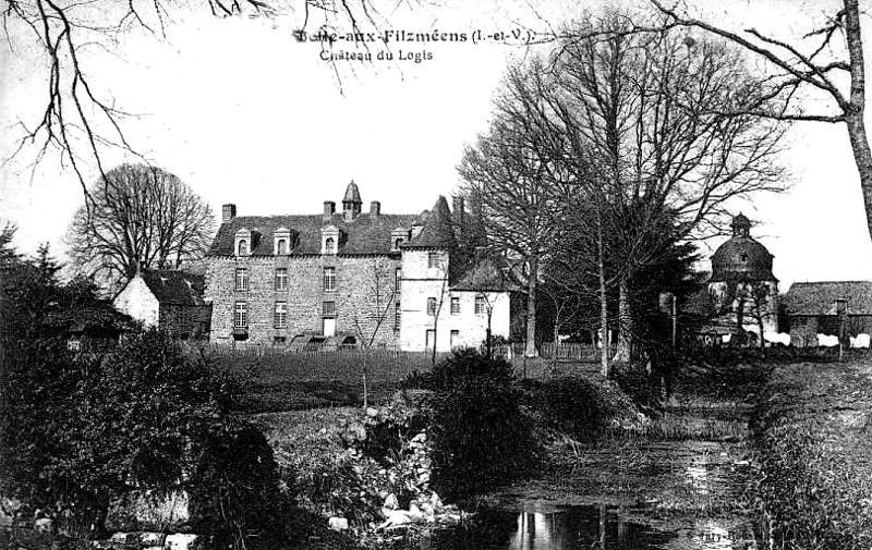 Chteau du logis de la Chapelle-aux-Filtzmens (Bretagne).