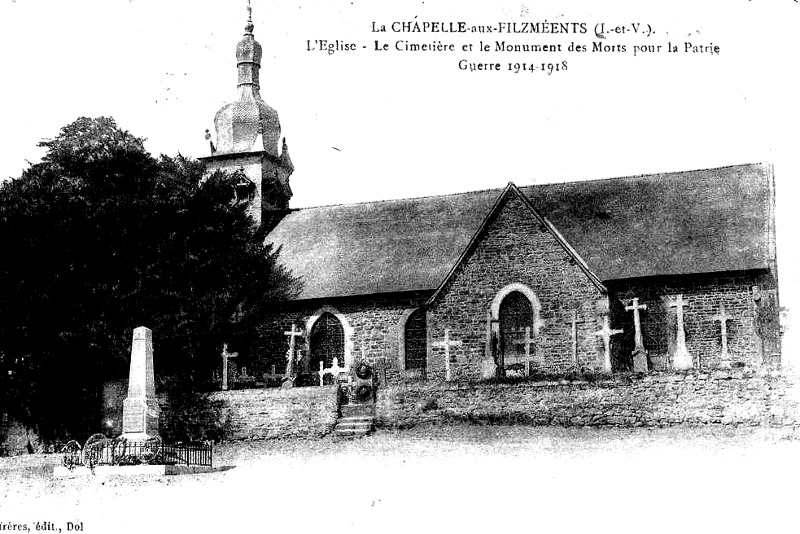 Eglise de la Chapelle-aux-Filtzmens (Bretagne).