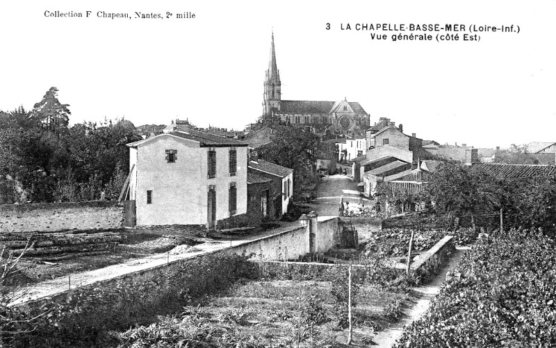 Ville de La Chapelle-Basse-Mer (Bretagne).