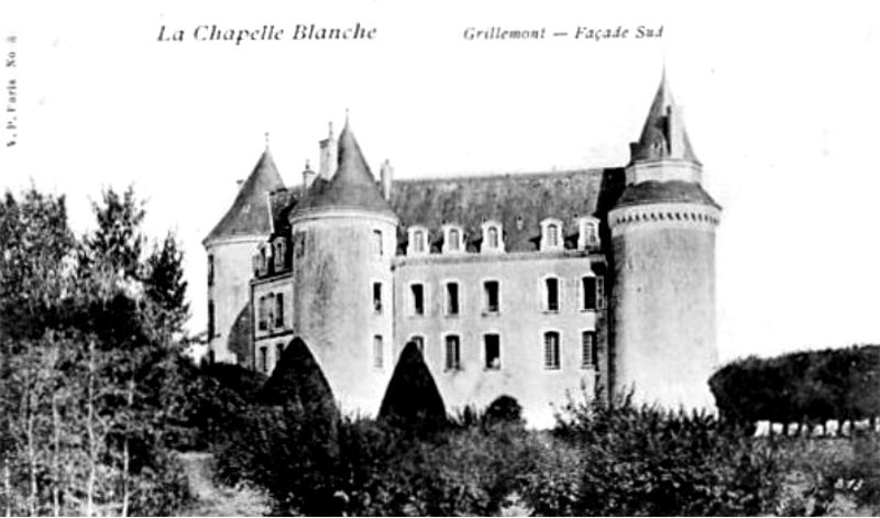 Ville de La Chapelle-Blanche (Bretagne) : manoir.