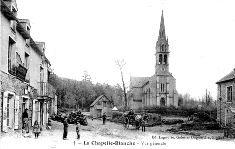Ville de La Chapelle-Blanche (Bretagne).