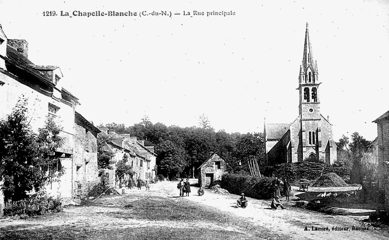 Ville de La Chapelle-Blanche (Bretagne).