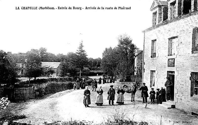 Ville de Chapelle-Caro (Bretagne).