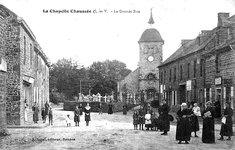 Eglise de la Chapelle-Chaussée (Bretagne).
