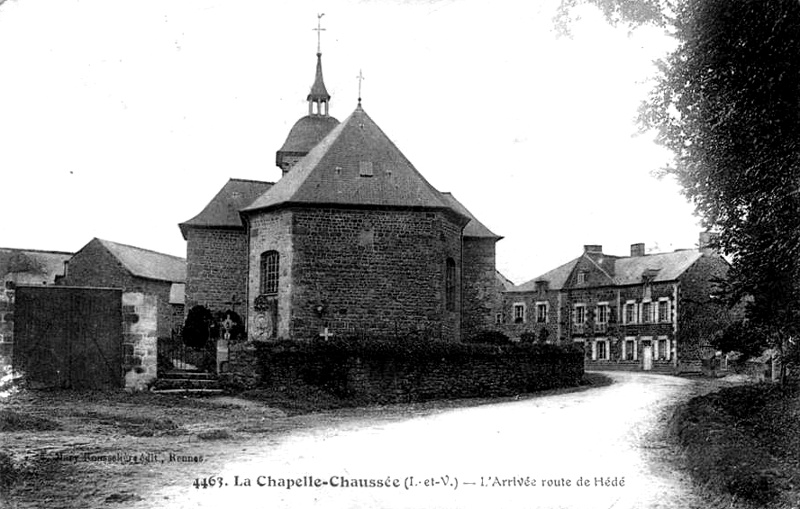 Ville de la Chapelle-Chausse (Bretagne).