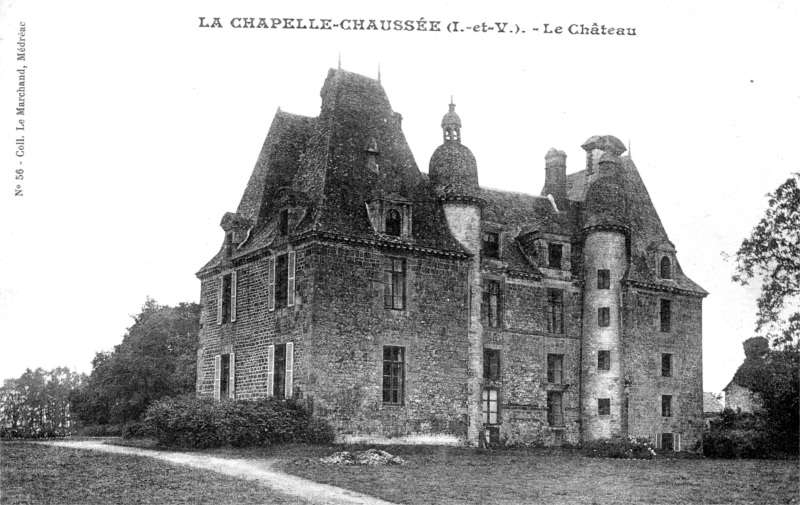 Château de la Chapelle-Chaussée (Bretagne).