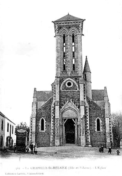 Eglise de la Chapelle-de-Brain (Bretagne).