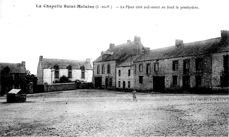 Ville de la Chapelle-de-Brain (Bretagne).