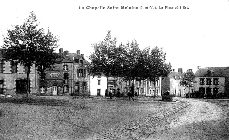 Ville de la Chapelle-de-Brain (Bretagne).