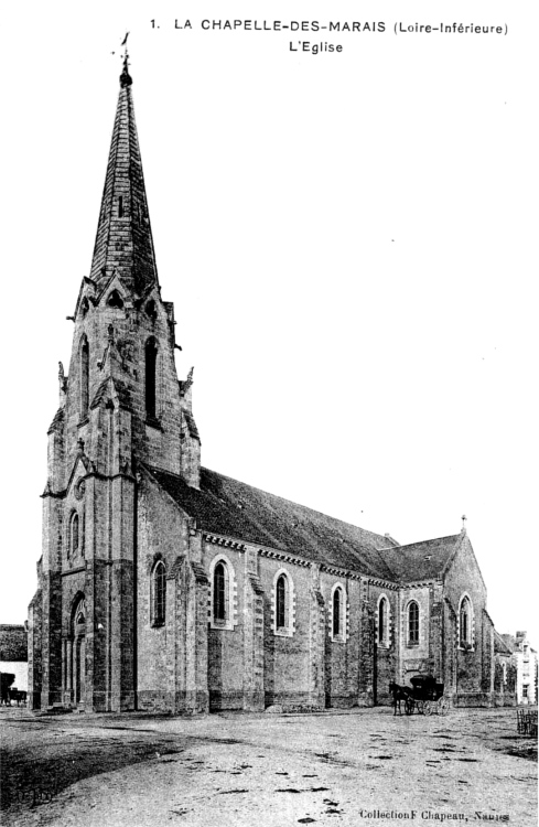 Eglise de La Chapelle-des-Marais (anciennement en Bretagne).