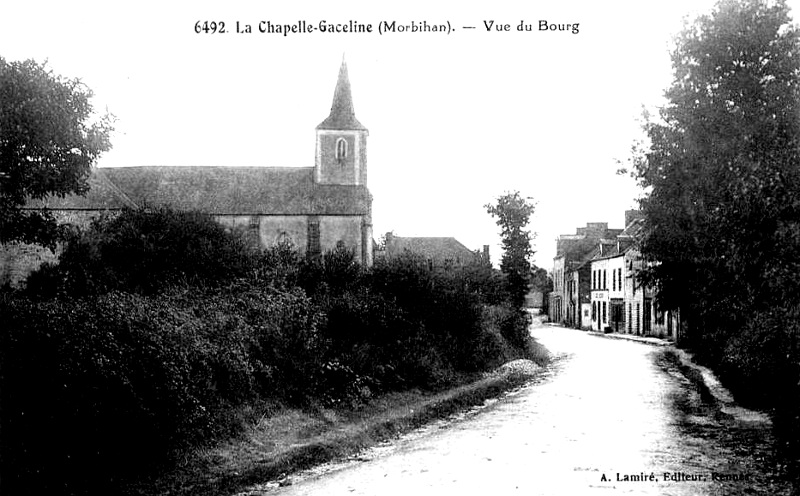 Ville de La Chapelle-Gaceline (Bretagne).