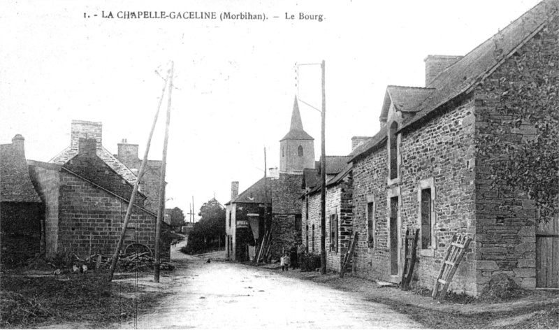 Ville de La Chapelle-Gaceline (Bretagne).