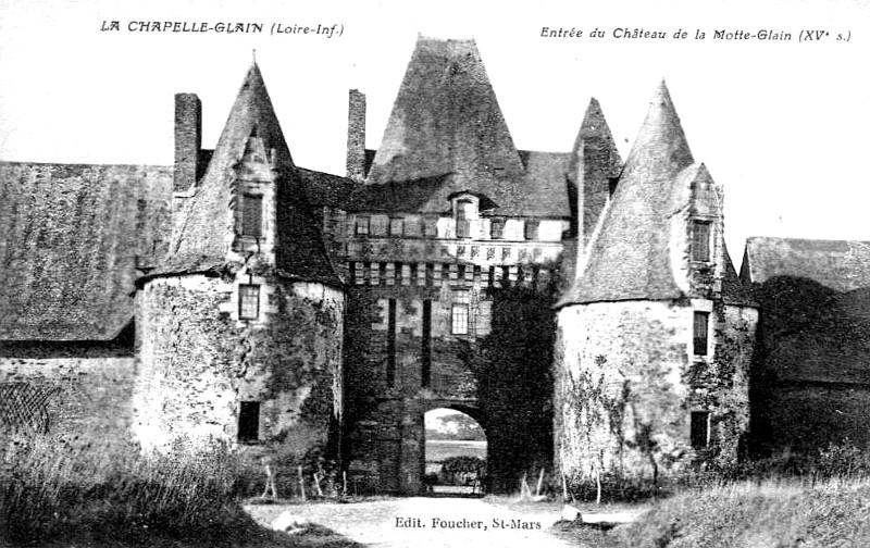 Chteau de la Motte-Glain  la Chapelle-Glain (anciennement en Bretagne).