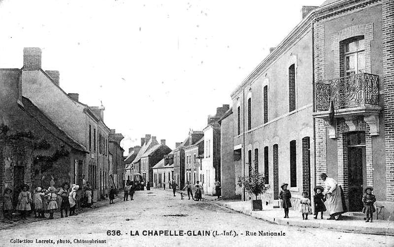 Ville de la Chapelle-Glain (anciennement en Bretagne).