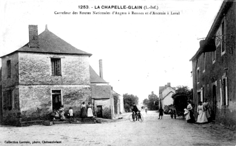 Ville de la Chapelle-Glain (anciennement en Bretagne).