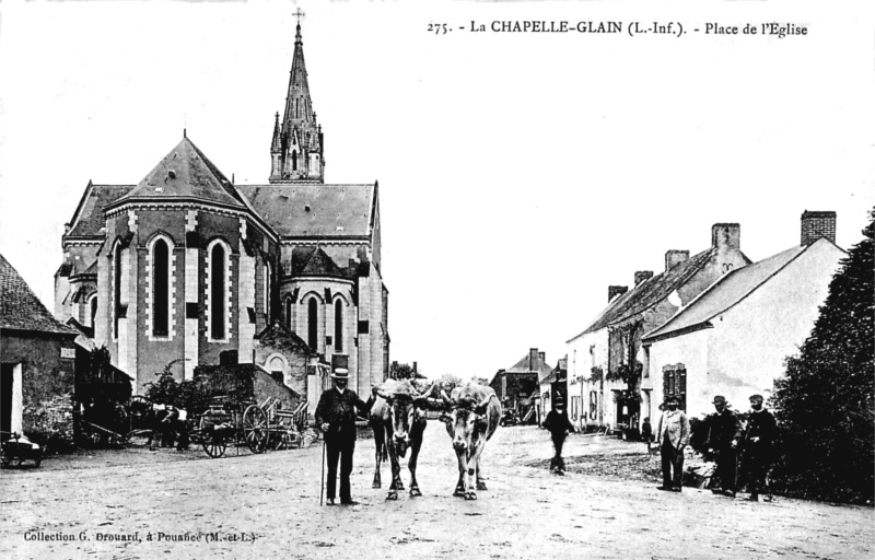 Eglise de la Chapelle-Glain (anciennement en Bretagne).