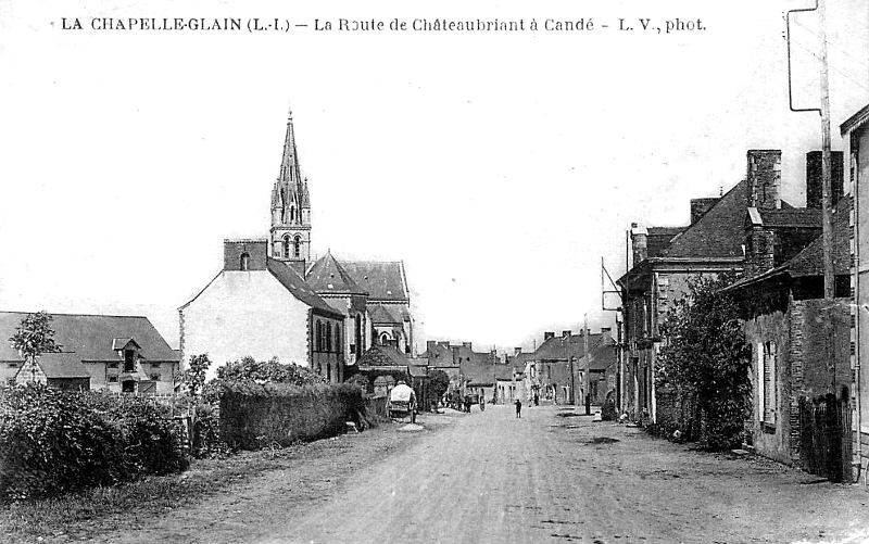 Ville de la Chapelle-Glain (anciennement en Bretagne).