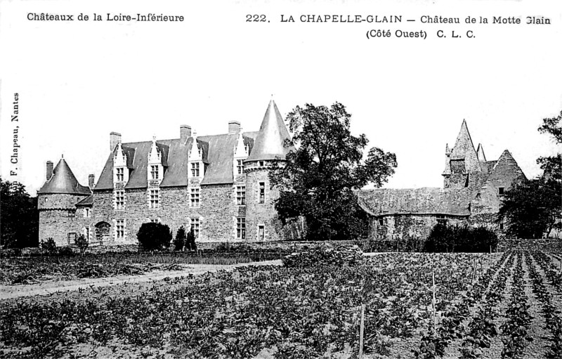 Chteau de la Motte-Glain  la Chapelle-Glain (anciennement en Bretagne).