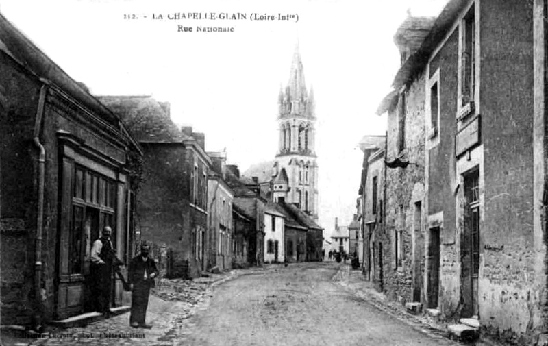 Ville de la Chapelle-Glain (anciennement en Bretagne).