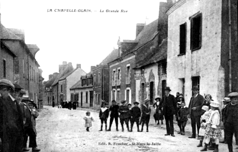 Ville de la Chapelle-Glain (anciennement en Bretagne).