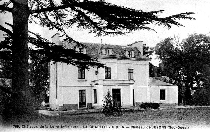 Chteau de Juyon  la Chapelle-Heulin (Bretagne).